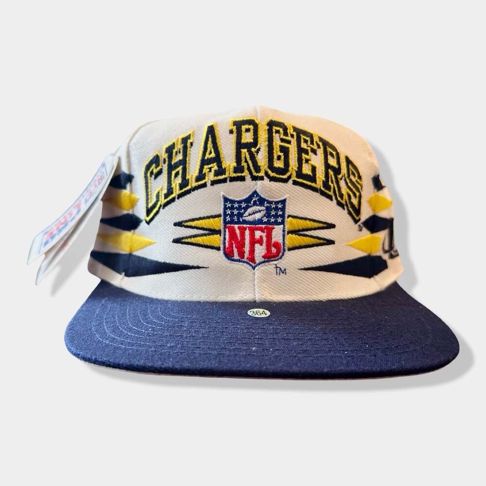 Vintage San Diego Chargers Logo Athletic Diamond NFL Pro Line Snapback Hat